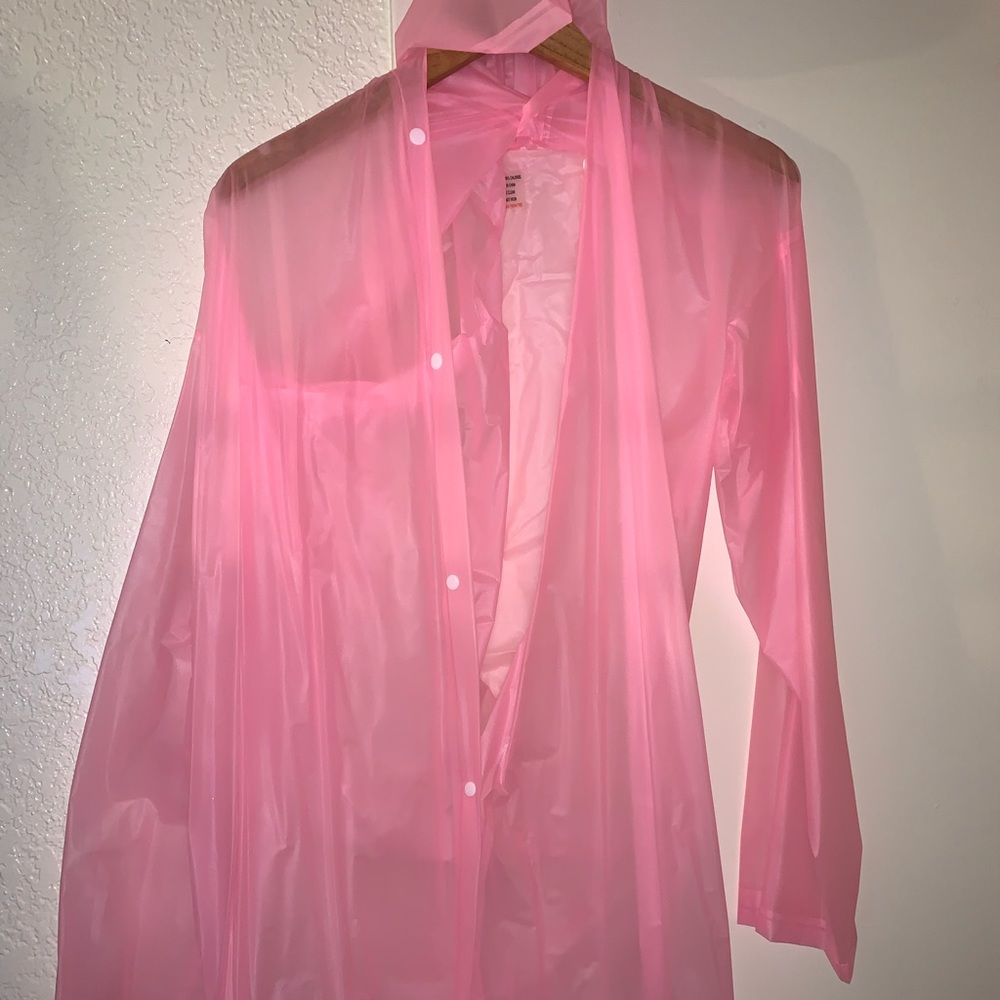 boohoo Pink Raincoat